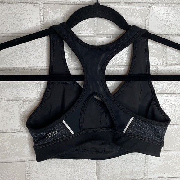 Zella Black Patterned Sports Bra - Picture 5 of 8